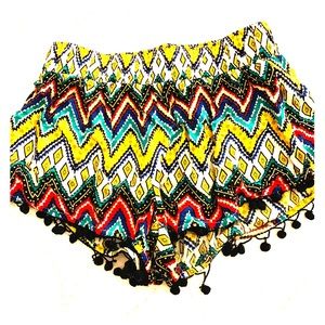 Colorful shorts from Francesca’s.